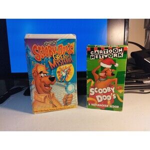 Scooby-Doo VHS Lot of 2 - Greatest Mysteries & A Nutcracker Scoob
